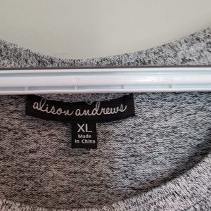 Gray Allison Andrews sweater